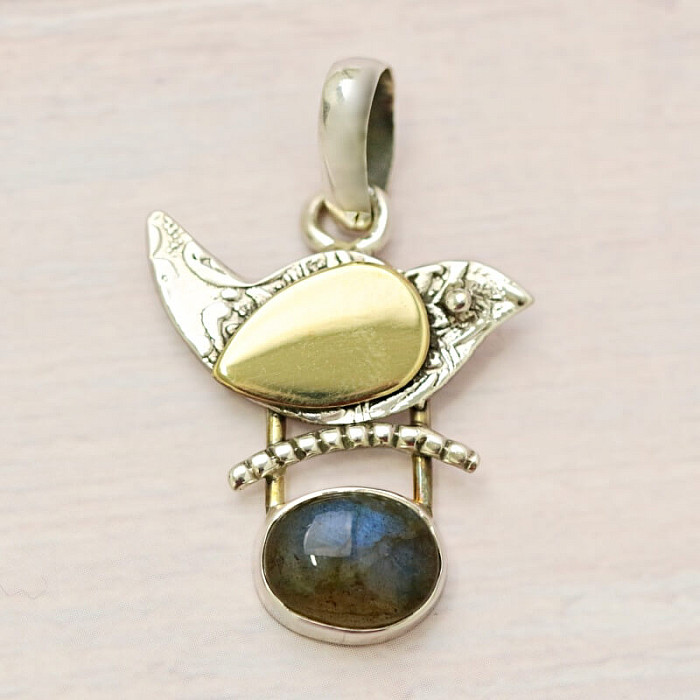 Labradorit přívěsek stříbro Ag 925 13140 - 2