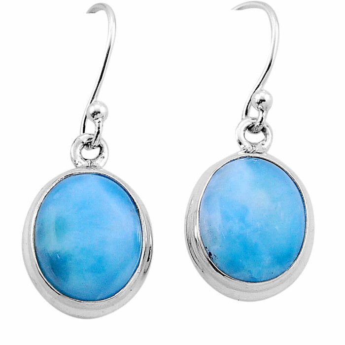 Larimar náušnice stříbro Ag 925 42443 - 1