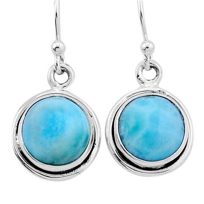 Larimar náušnice stříbro Ag 925 42450 - 1