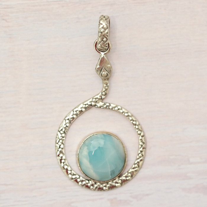 Larimar přívěsek stříbro Ag 925 69511 - 3