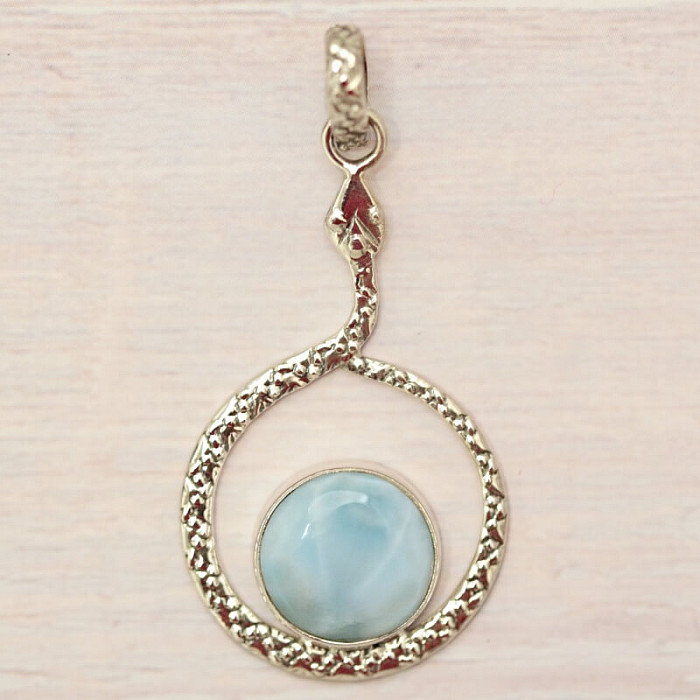 Larimar přívěsek stříbro Ag 925 69515 - 3