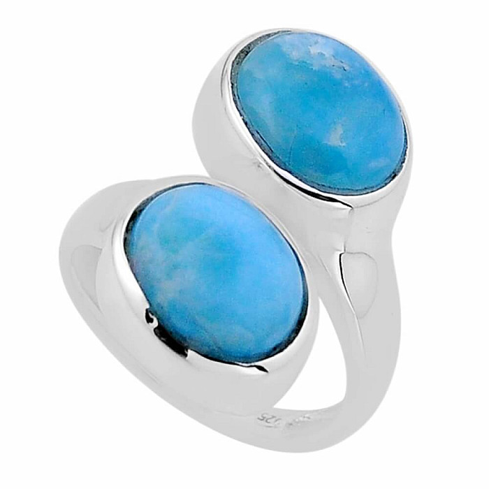 Larimar prsten stříbro Ag 925 54873 - 55 mm (US 7