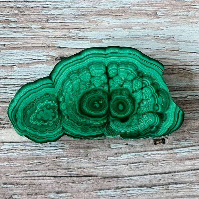 Malachit leštěný plátek AA kvalita 9 - cca 7