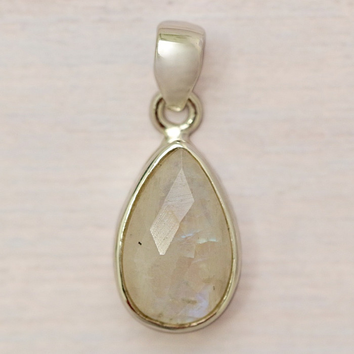 Měsíční kámen duhový přívěsek stříbro Ag 925 73680 - 1