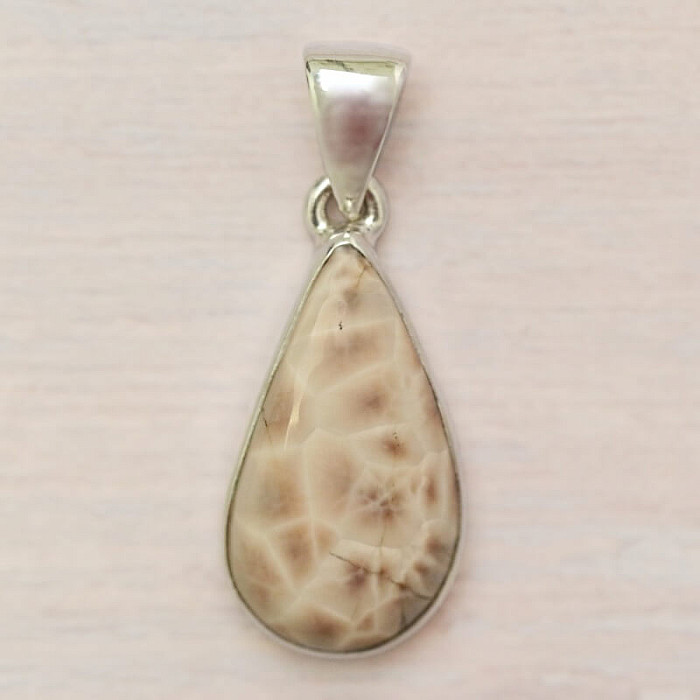 Natrolit přívěsek stříbro Ag 925 P12 - 2