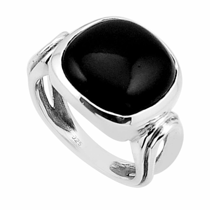 Onyx prsten stříbro Ag 925 54553 - 55 mm (US 7