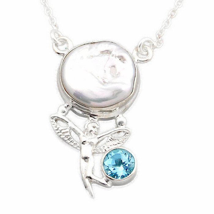 Perla náhrdelník stříbro Ag 925 86992 - 42