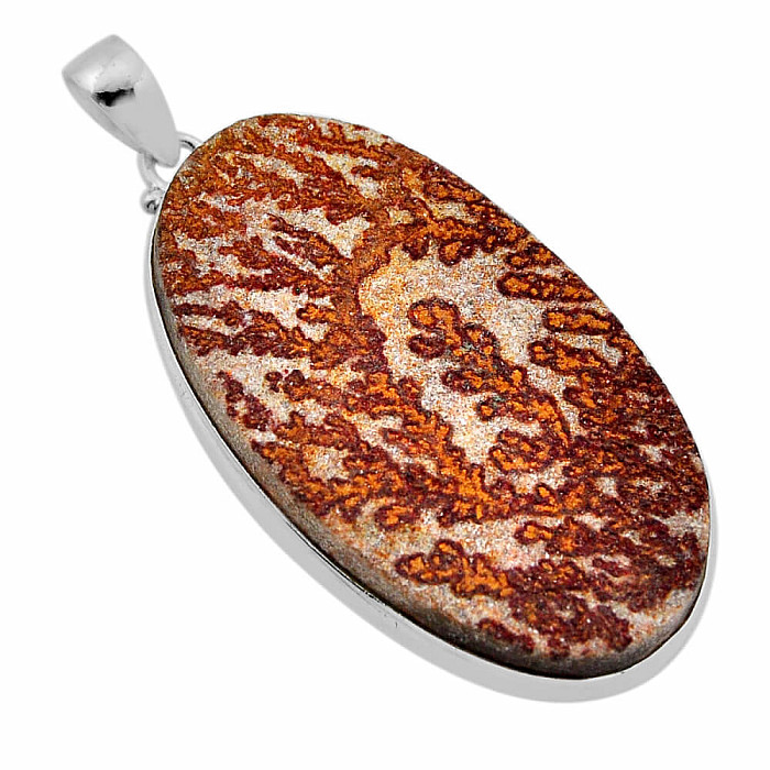 Psilomelan dendritický přívěsek stříbro Ag 925 51444 - 4