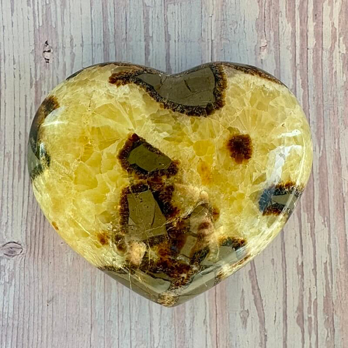 Septárie leštěná Madagaskar velké Srdce P8-11 - cca 8