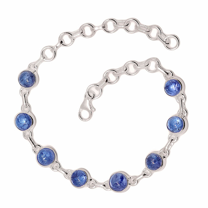 Tanzanit náramek stříbro Ag 925 B21 - 16 - 21 cm