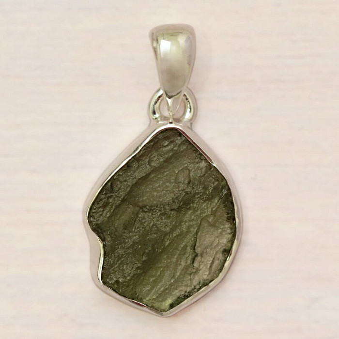 Vltavín přívěsek stříbro Ag 925 P676 - 1