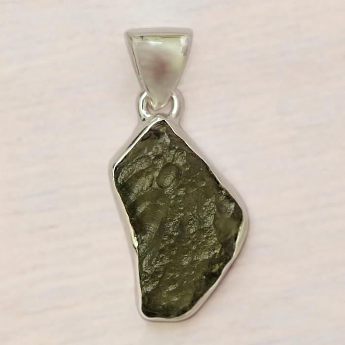 Vltavín přívěsek stříbro Ag 925 P687 - 1