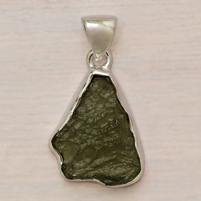 Vltavín přívěsek stříbro Ag 925 P694 - 1