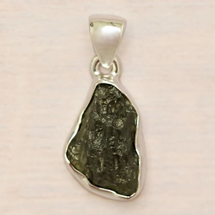 Vltavín přívěsek stříbro Ag 925 P710 - 1