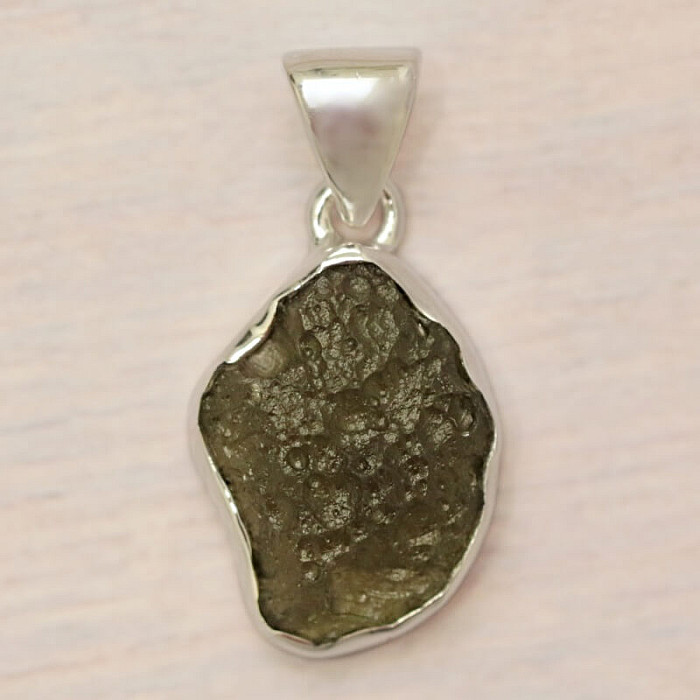 Vltavín přívěsek stříbro Ag 925 P717 - 1