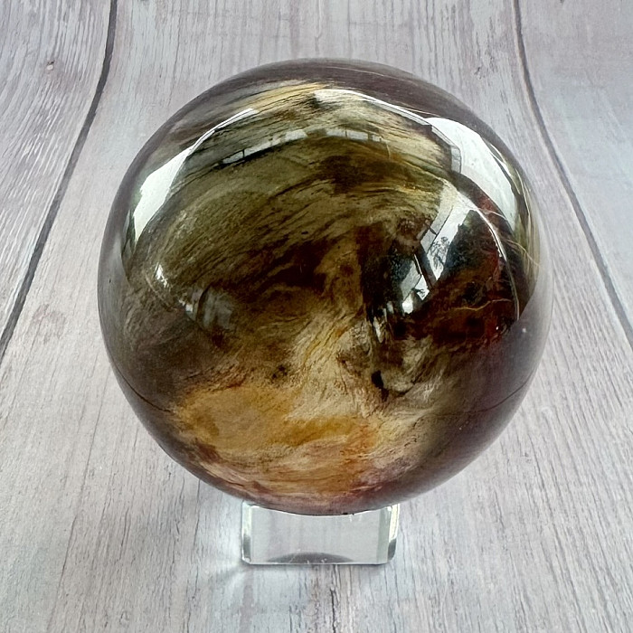 Zkamenělé dřevo koule Madagaskar 16 - cca ø 7