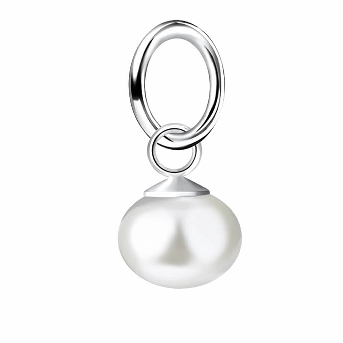 21886 Stříbrný přívěsek s přírodní perlou - 6 mm