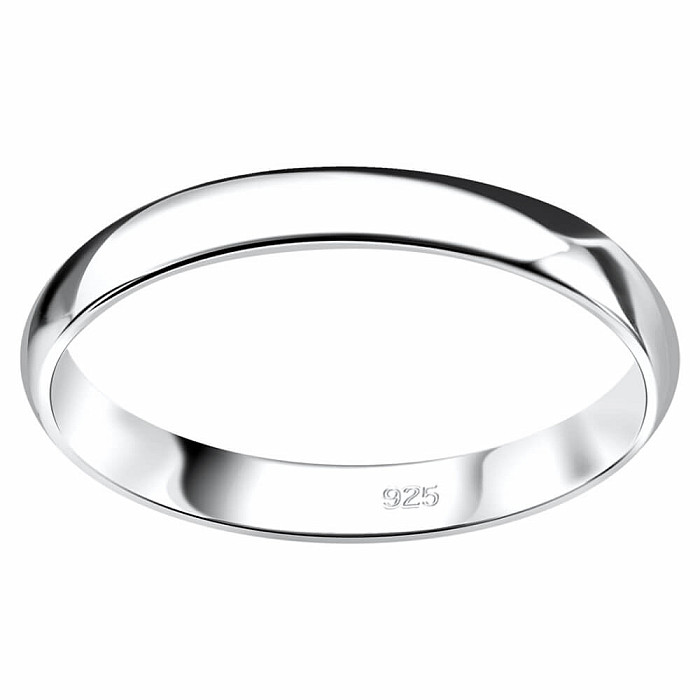 6339 Stříbrný prsten ROUND - 51 mm (US 6)