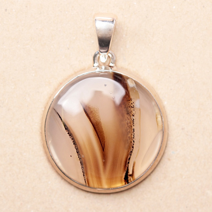 Achát Montana přívěsek stříbro Ag 925 P1020 - 2