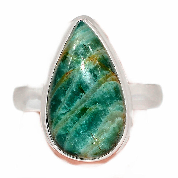 Amazonit prsten stříbro Ag 925 R945 - 55 mm (US 7