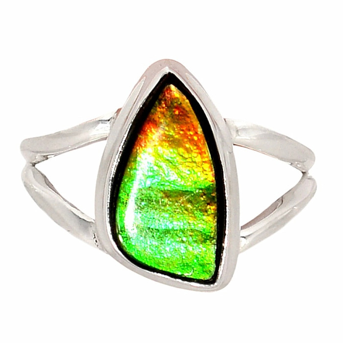 Amolit prsten stříbro Ag 925 R1940 - 58 mm (US 8