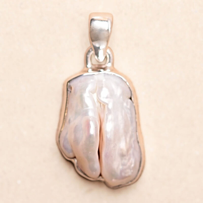 Biwa perla přívěsek stříbro Ag 925 P543 - 1