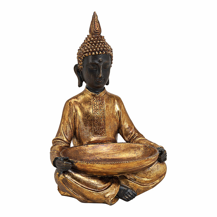 Buddha thajská soška s mísou 37 cm - cca 37 cm