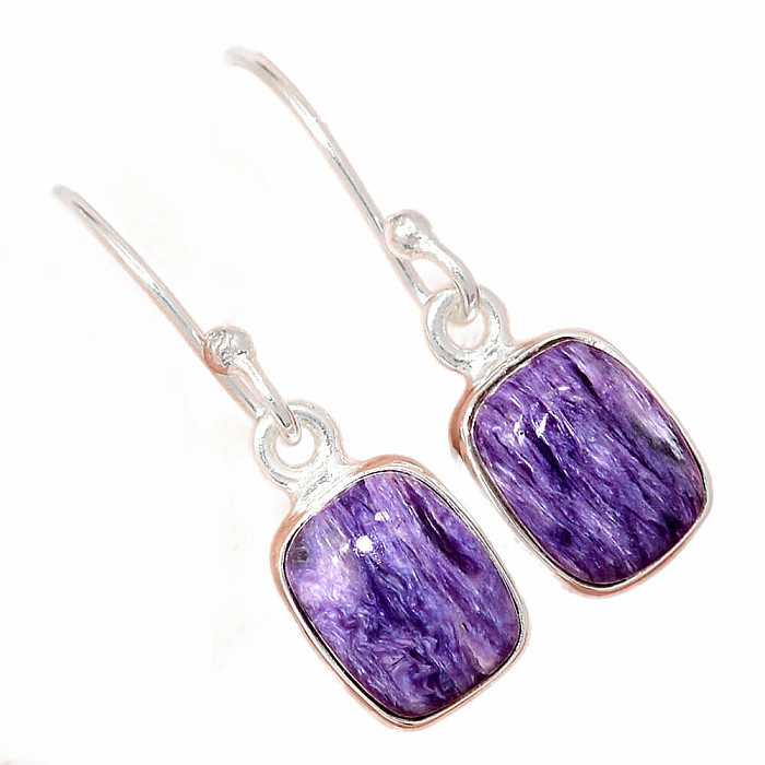 Čaroit náušnice stříbro Ag 925 E1189 - 0