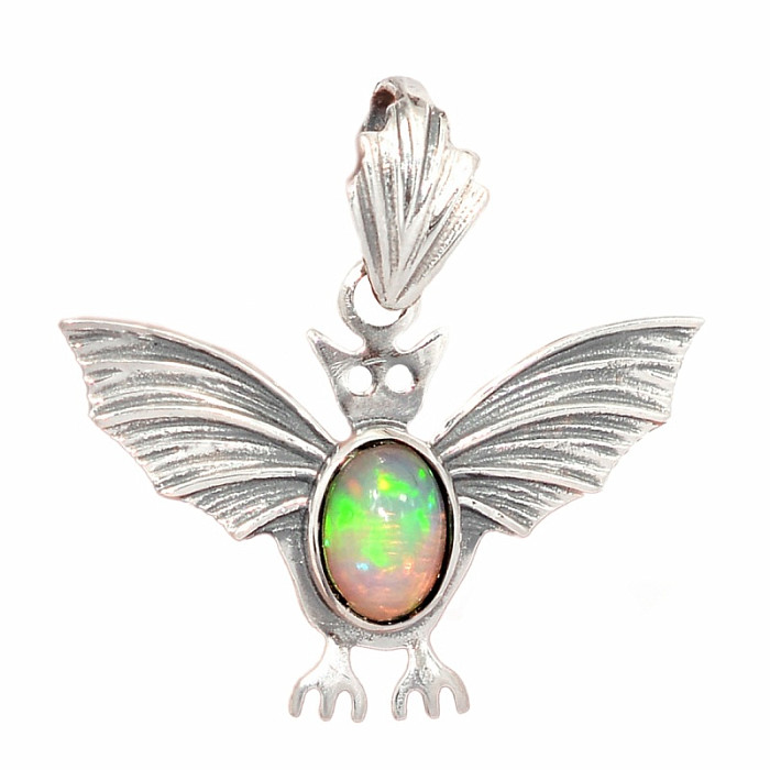 Designový přívěsek opál etiopský stříbro Ag 925 P2166 - 1