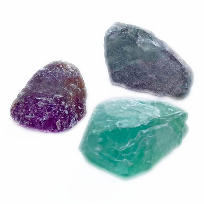 Fluorit duhový surový - S - cca 1