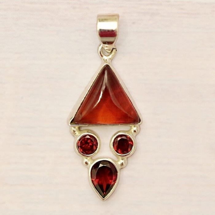 Jantar přívěsek stříbro Ag 925 86341 - 2