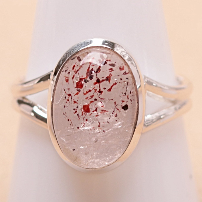 Křišťál Orire - křišťál štěstí prsten stříbro Ag 925 R393 - 61 mm (US 9