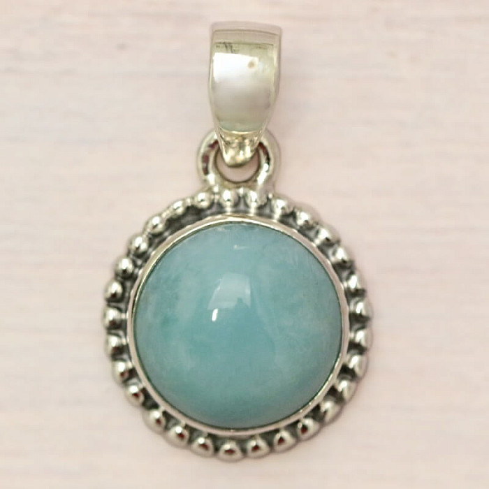 Larimar přívěsek stříbro Ag 925 42828 - 1