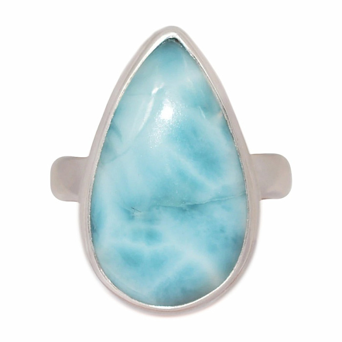 Larimar prsten stříbro Ag 925 R4229 - 52 mm (US 6)
