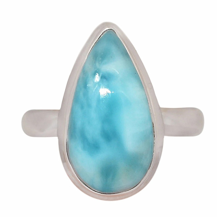 Larimar prsten stříbro Ag 925 R4268 - 56 mm (US 7