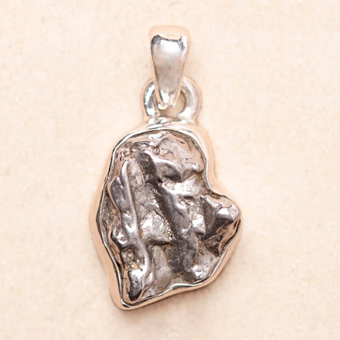 Meteorit Campo del Cielo přívěsek stříbro Ag 925 P2313 - 1