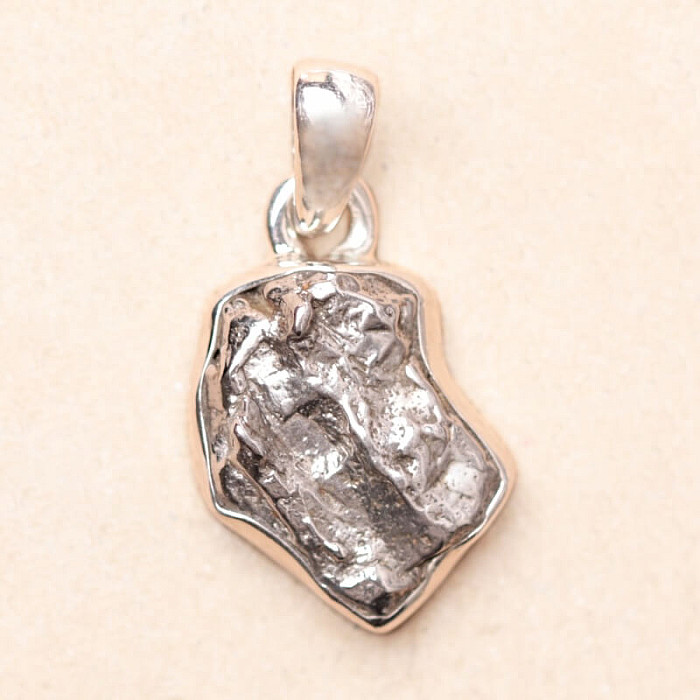 Meteorit Campo del Cielo přívěsek stříbro Ag 925 P2334 - 1