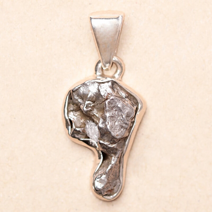Meteorit Campo del Cielo přívěsek stříbro Ag 925 P2338 - 1