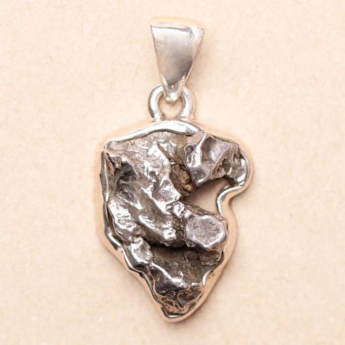 Meteorit Campo del Cielo přívěsek stříbro Ag 925 P2340 - 2