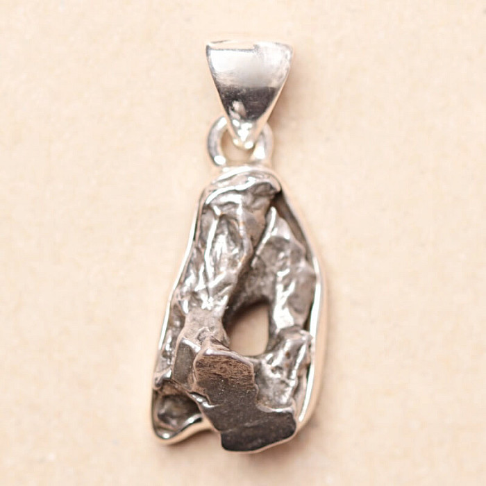 Meteorit Campo del Cielo přívěsek stříbro Ag 925 P2342 - 1