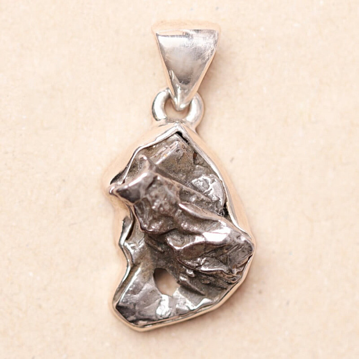 Meteorit Campo del Cielo přívěsek stříbro Ag 925 P2343 - 1