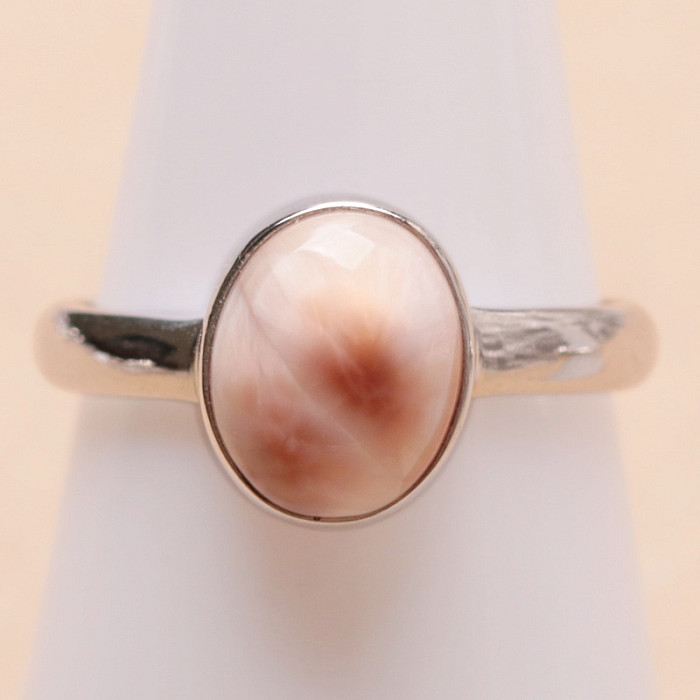 Natrolit prsten stříbro Ag 925 R234 - 56 mm (US 7