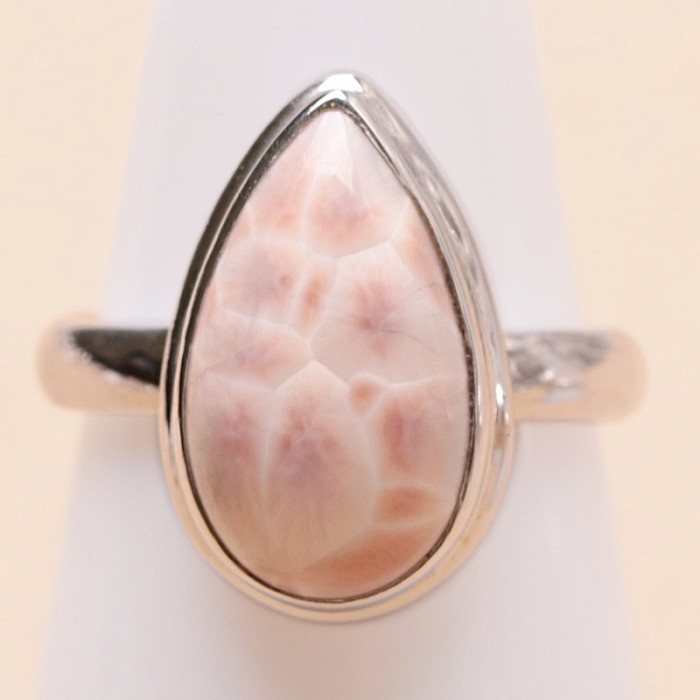 Natrolit prsten stříbro Ag 925 R43 - 52 mm (US 6)