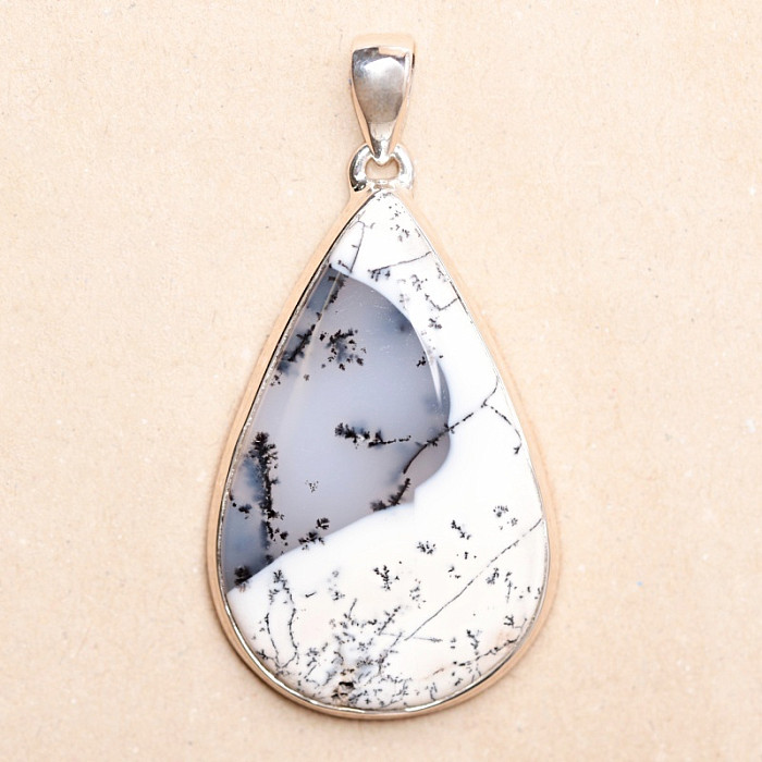 Opál dendritický přívěsek stříbro Ag 925 P3002 - 4