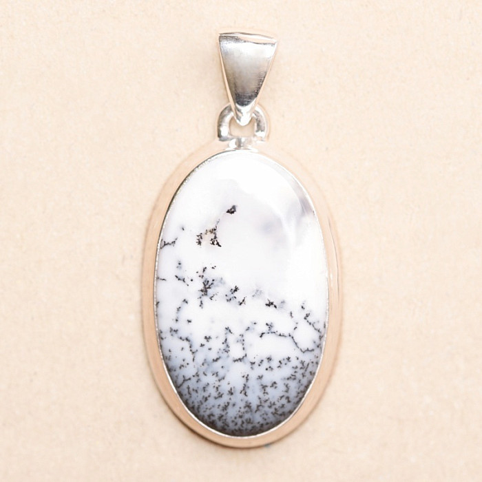 Opál dendritický přívěsek stříbro Ag 925 P3119 - 2