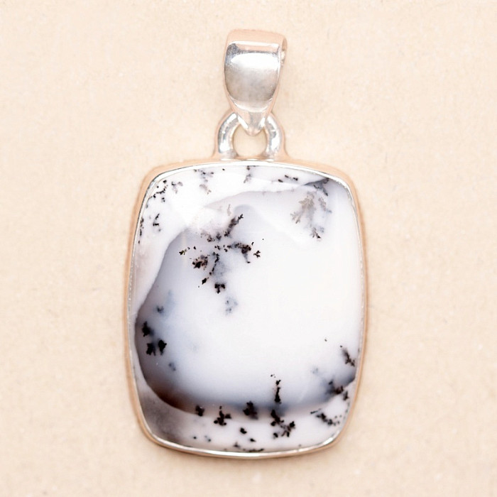 Opál dendritický přívěsek stříbro Ag 925 P3179 - 2