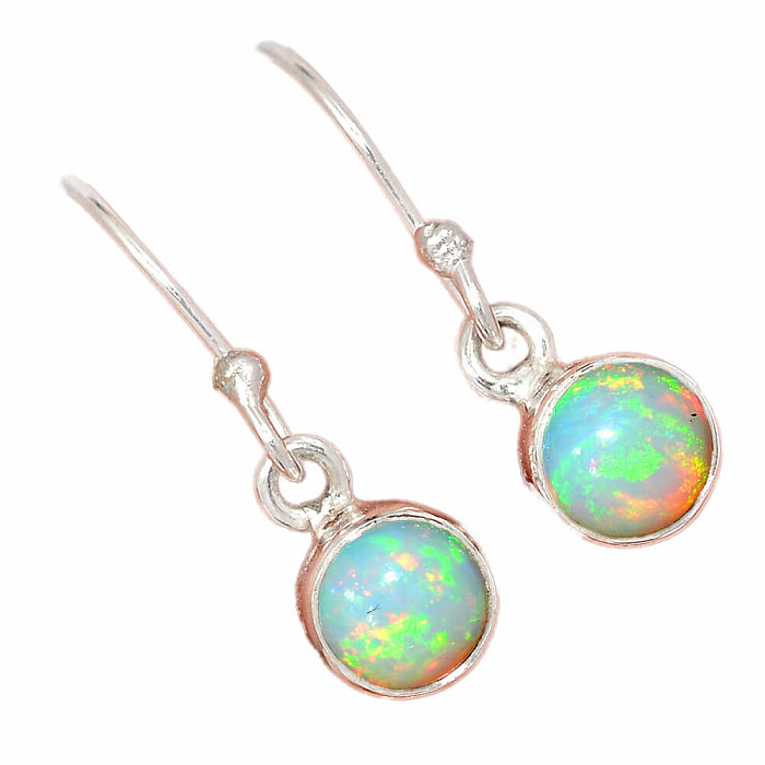 Opál etiopský náušnice stříbro Ag 925 E521 - 0