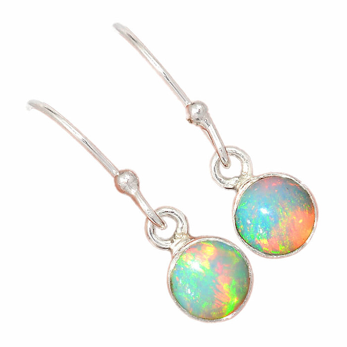 Opál etiopský náušnice stříbro Ag 925 E530 - 0