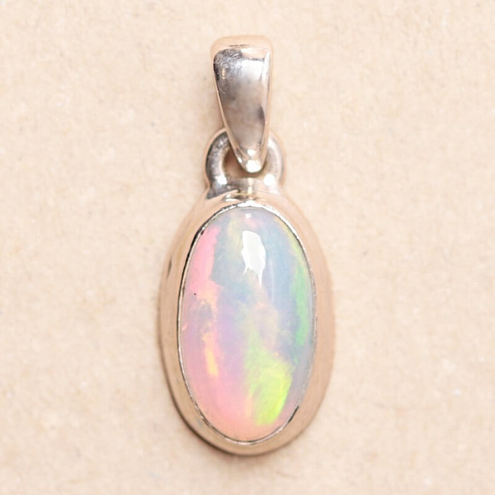 Opál etiopský přívěsek stříbro Ag 925 P1862 - 1