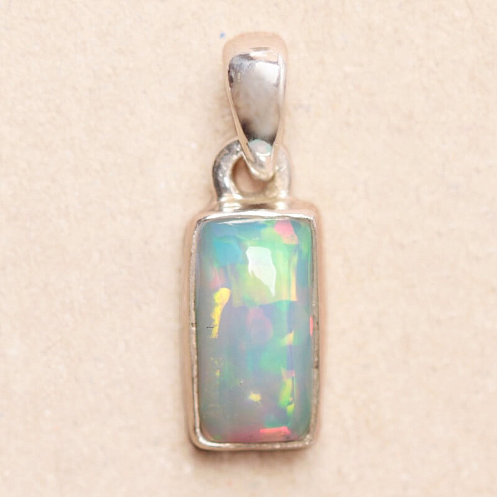 Opál etiopský přívěsek stříbro Ag 925 P1880 - 1